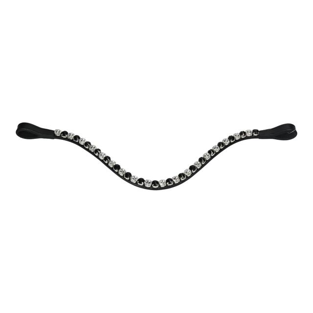 Stirnriemen EJSalerno Epplejeck Schwarz-Silber
