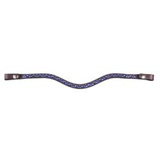 Stirnriemen Eldorado QHP Braun-Hellblau