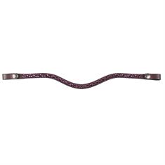 Stirnriemen Eldorado QHP Braun-Lila