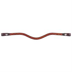 Stirnriemen Eldorado QHP Braun-Orange