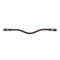 Stirnriemen Eldorado QHP Schwarz-Lila