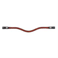 Stirnriemen Eldorado QHP Schwarz-Orange