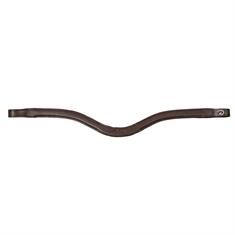 Stirnriemen Flat Leather V-Shaped New English Collection Dy'on Braun