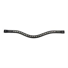 Stirnriemen HGGlin Horsegear Schwarz