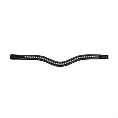 Stirnriemen V-Form mit Swarovskisteinen D Collection Dy'on Schwarz