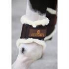 Streichkappen Leder Short Kentucky Braun
