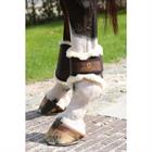 Streichkappen Leder Short Kentucky Braun