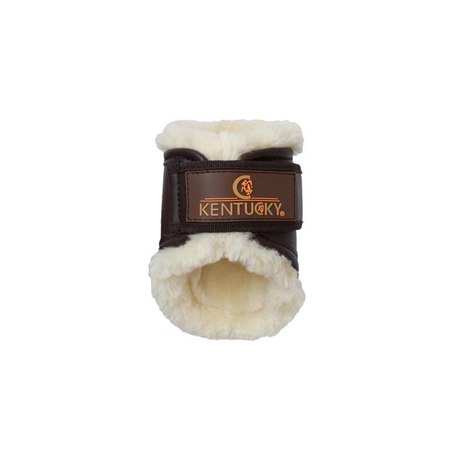 Streichkappen Leder Short Kentucky Braun