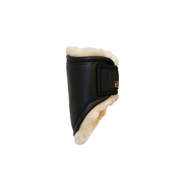 Streichkappen Leder Short Kentucky Schwarz