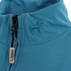Sweatjacke Cycle Three Roan Mittelblau