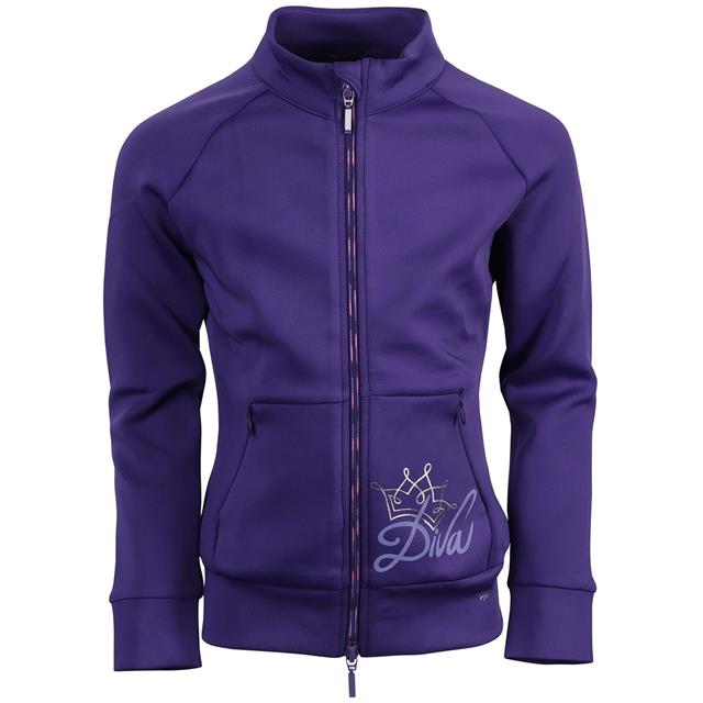 Sweatjacke Diva Violet Kinder Harry's Horse Dunkellila