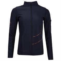 Sweatjacke Elsa Roségold Kids Montar Dunkelblau