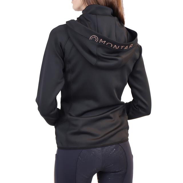 Sweatjacke Liza Montar Schwarz