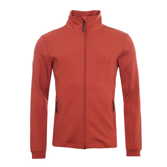 Sweatjacke LVUbbe Men La Valencio Dunkelorange