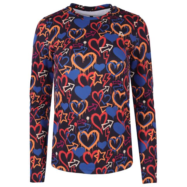 T-Shirt AR24202 Langärmelig Active Rider Mehrfarbig