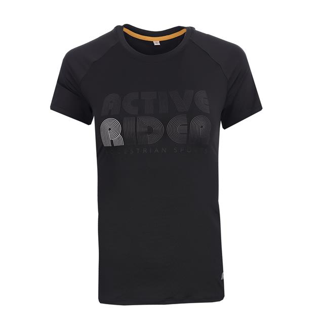 T-Shirt Ar25303 Active Rider Schwarz