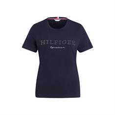 T-Shirt Belmont Rhinestone Tommy Hilfiger Equestrian Dunkelblau