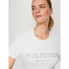 T-Shirt Belmont Rhinestone Tommy Hilfiger Equestrian Weiß