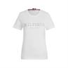 T-Shirt Belmont Rhinestone Tommy Hilfiger Equestrian Weiß