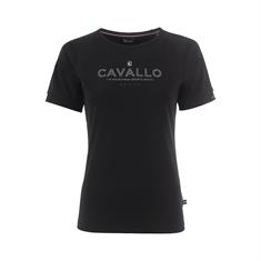 T-Shirt CAVALCotton Cavallo Schwarz
