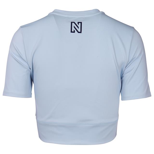 T-Shirt Crop Top N-Brands X Epplejeck Hellblau