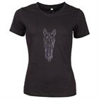 T-Shirt EJGlitter Horse Epplejeck Schwarz-Silber