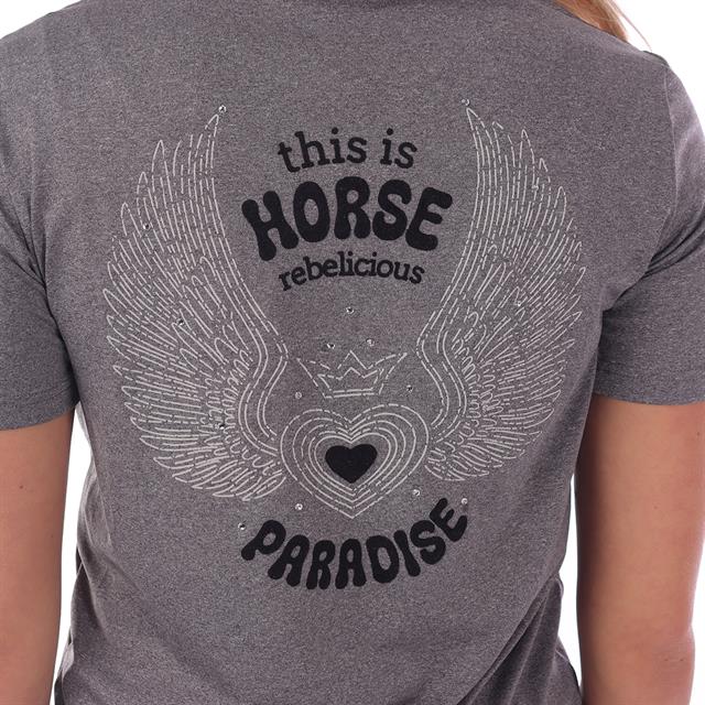 T-Shirt EJHorse Paradise Epplejeck Grau