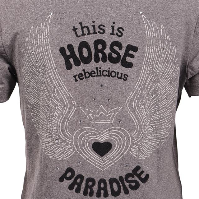 T-Shirt EJHorse Paradise Kids Epplejeck Grau