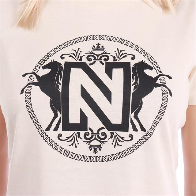 T-Shirt Horse Logo N-Brands X Epplejeck Weiß