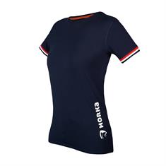 T-Shirt Kids KNHS Dunkelblau-Orange