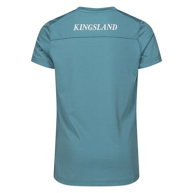 T-Shirt mit rundem Halsausschnitt Kids Kingsland Türkis