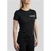 T-Shirt MOStella Mesh Kontrast Montar Schwarz
