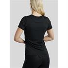T-Shirt MOStella Mesh Kontrast Montar Schwarz