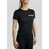 T-Shirt MOStella Mesh Kontrast Montar Schwarz