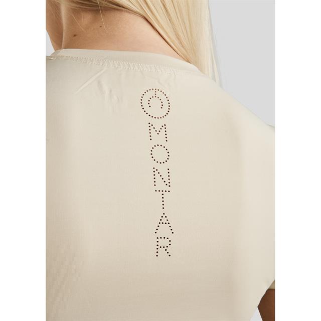 T-Shirt MOWendy Lasercut Montar Hellbraun