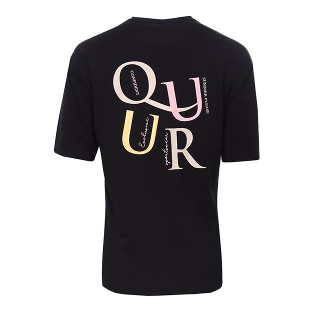 T-Shirt QJosh QUUR Schwarz