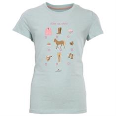 T-Shirt Time To Show Kids Ariat Hellblau
