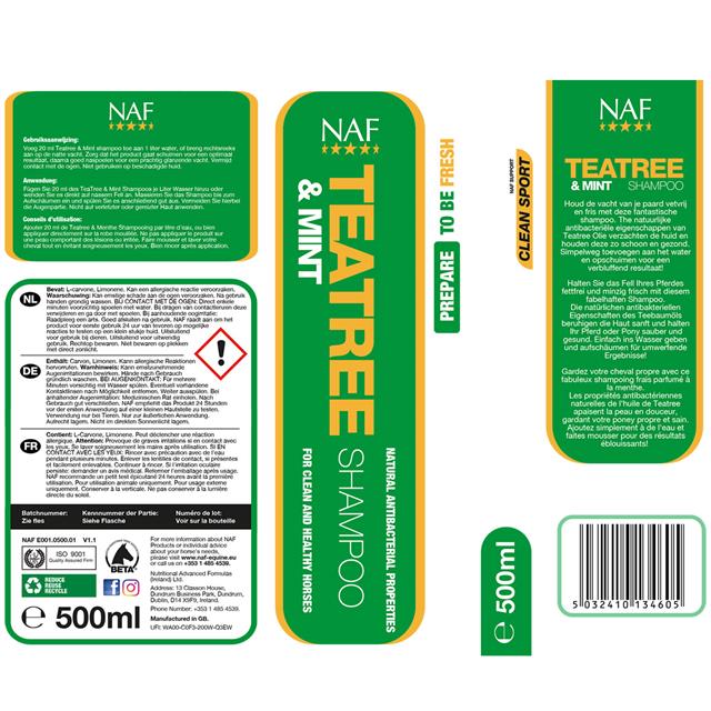 Teatree & Mint Shampoo NAF Sonstige