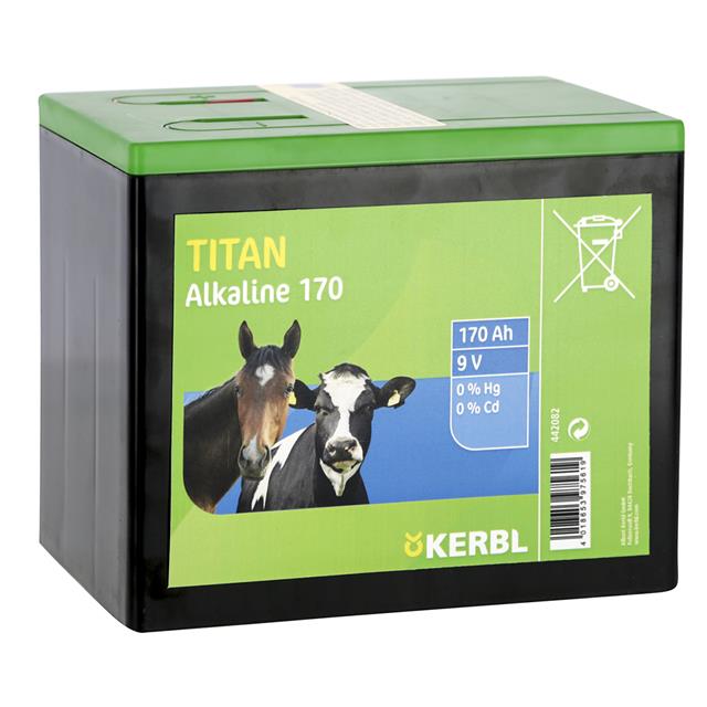 Titan Alkaline 170 Trockenbatterie Kerbl Sonstige