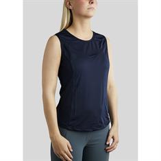 Top MOStella Mesh Contrast Montar Dunkelblau