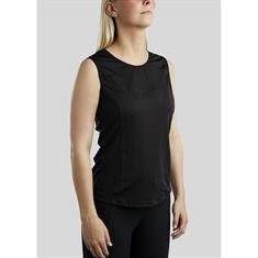 Top MOStella Mesh Contrast Montar Schwarz