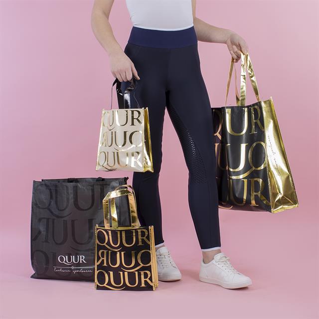 Tragetasche All-Over Quur Schwarz-Gold