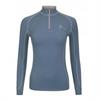 Trainings-T-Shirt Base Layer LeMieux Mittelblau-Grau