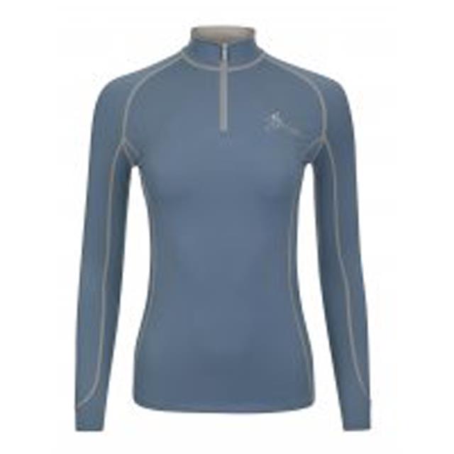 Trainings-T-Shirt Base Layer LeMieux Mittelblau-Grau