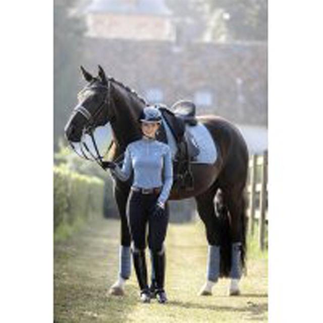 Trainings-T-Shirt Base Layer LeMieux Mittelblau-Grau