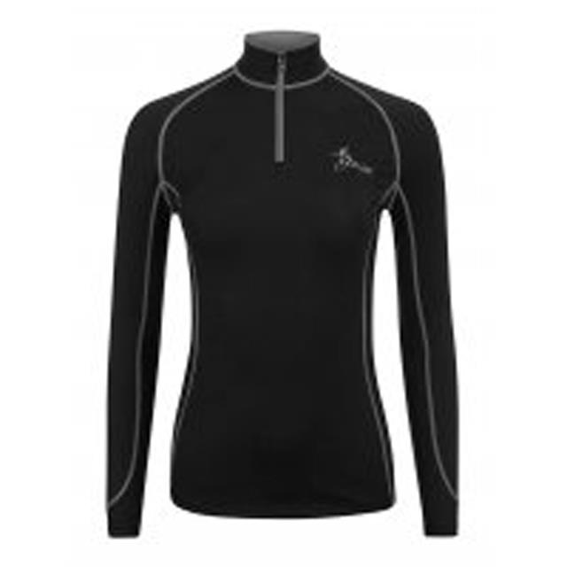 Trainings-T-Shirt Base Layer LeMieux Schwarz-Grau