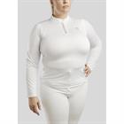 Trainings-T-Shirt Briella Roségold Crystals Montar Weiß