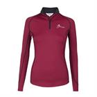 Trainings-T-Shirt Climate Layer LeMieux Dunkelrot