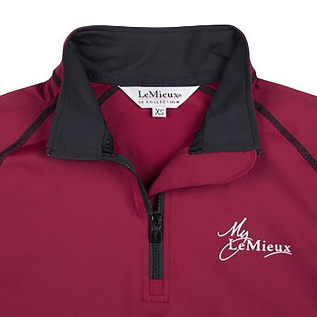 Trainings-T-Shirt Climate Layer LeMieux Dunkelrot