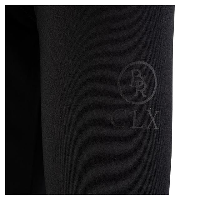 Trainings-T-Shirt CLX Zip-Up BR Schwarz